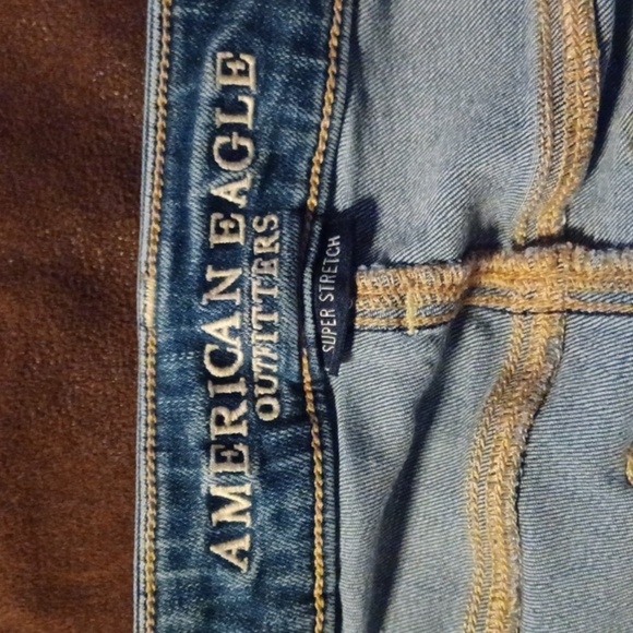 AMERICAN EAGLE JEANS,SUPER STRETCH SIZE 4 LONG, SUPER HIGH RISE JEGGING… - Picture 5 of 7